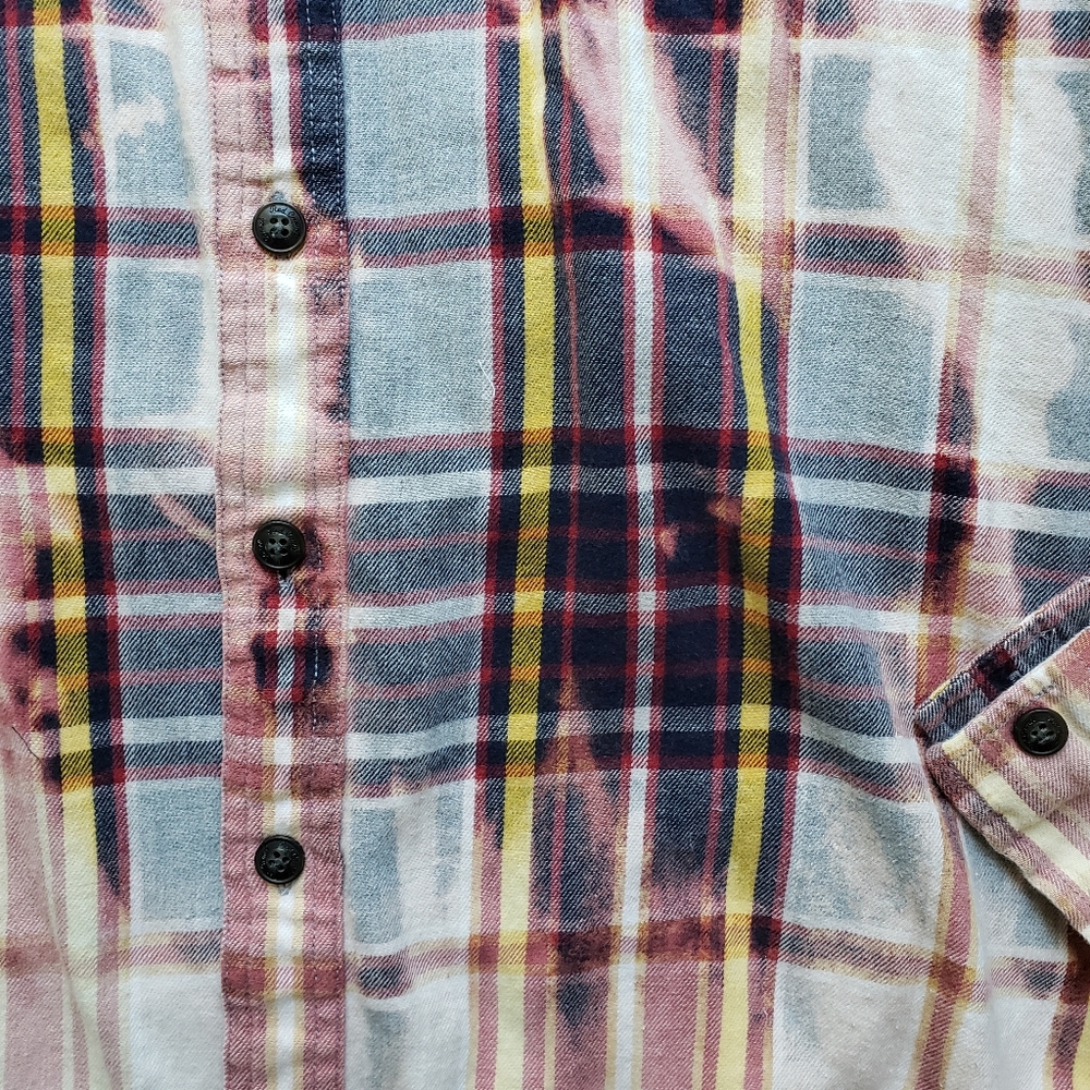 Custom bleached Carolina Gamecocks flannel - Picture 3 of 9